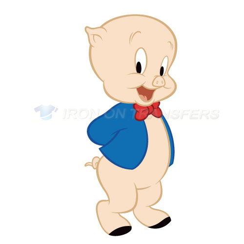 Porky Pig Iron-on Stickers (Heat Transfers)NO.682